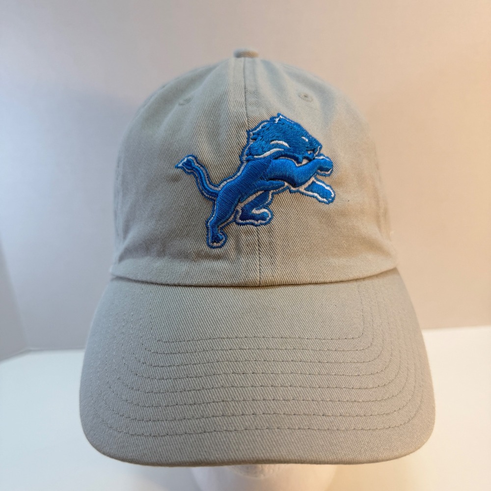 Detroit Lions '47 Brand Hat Mens OSFA Gray NFL Adjustable Baseball‎ Cap